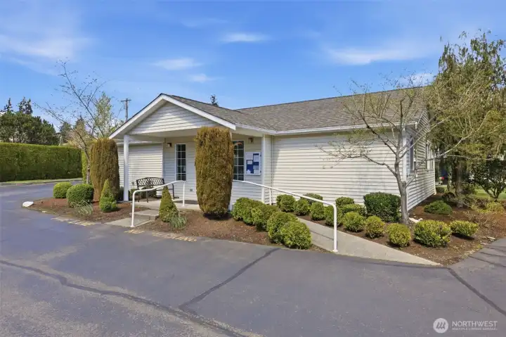 Clubhouse with regular activities for all residents