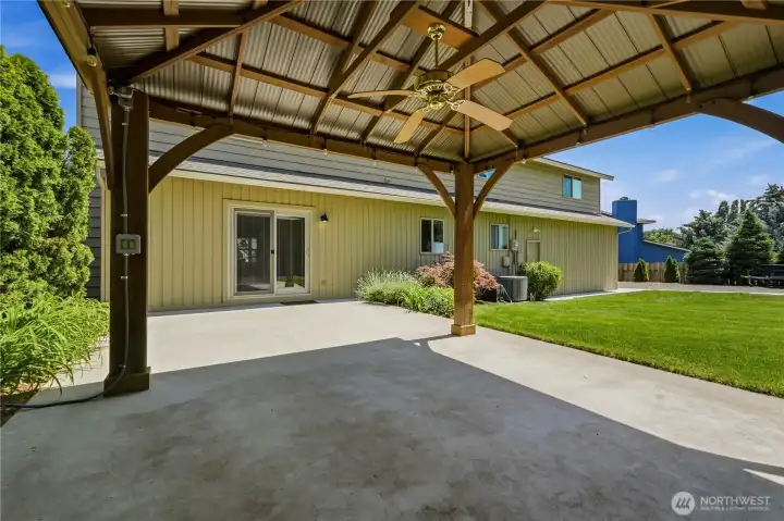 Pergola with power