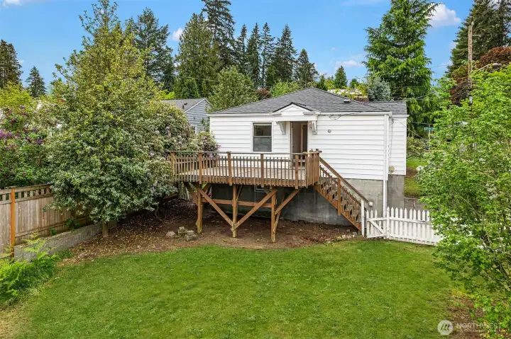 Back of house + Backyard