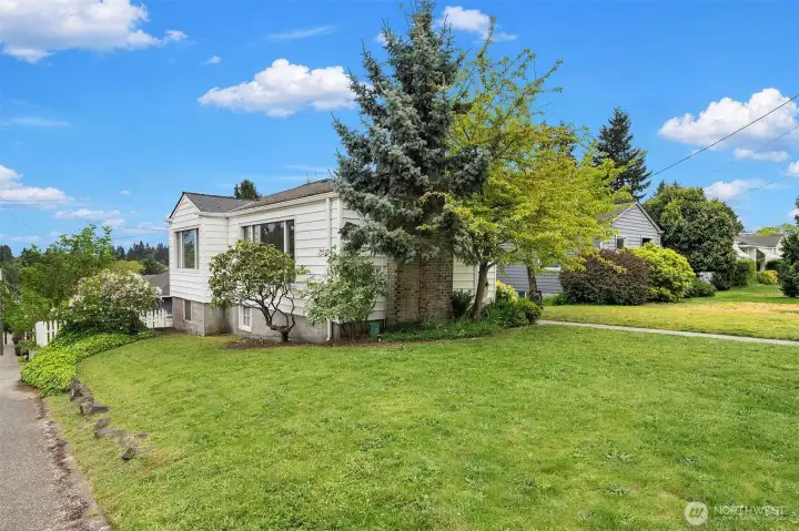 Large corner lot