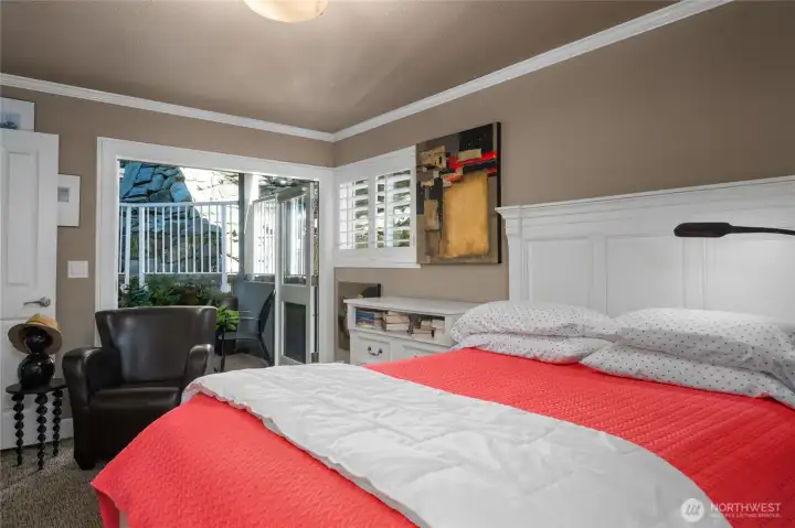 Primary Bedroom open to veranda
