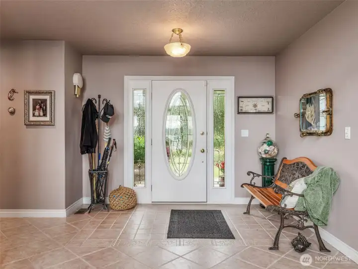 Welcoming foyer