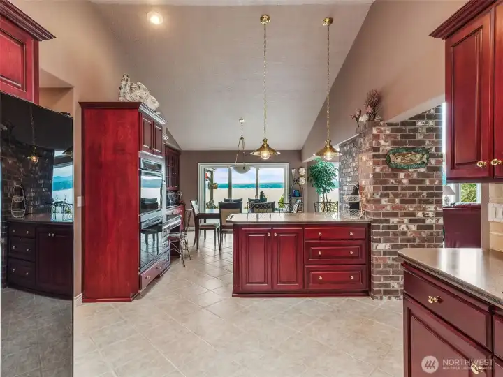 Cherry cabinets