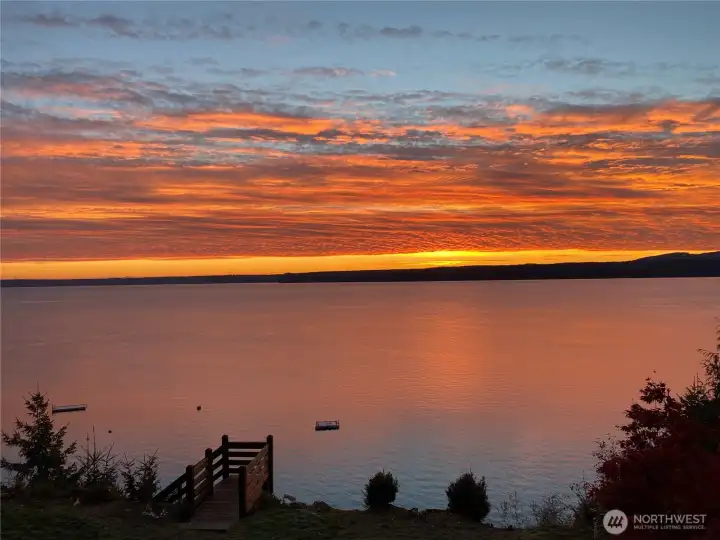 Dawn breaking