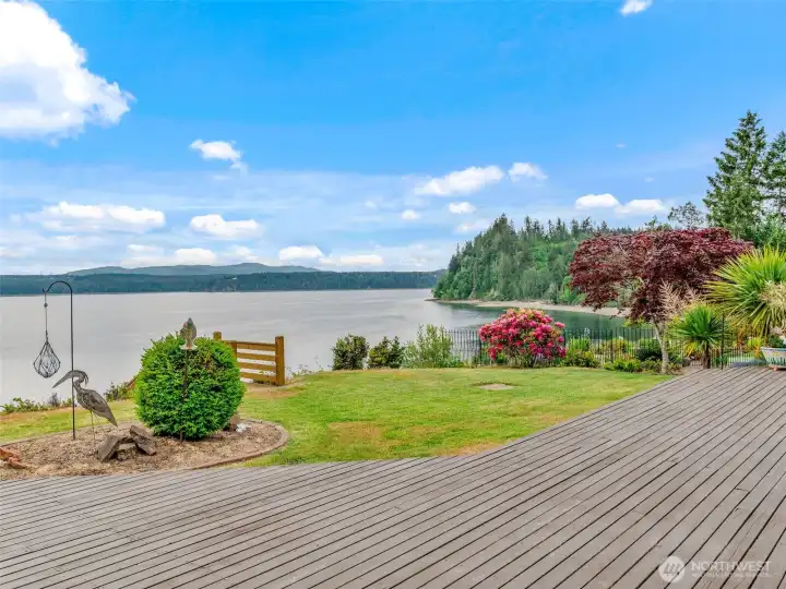 View from deck