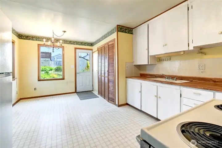 Kitchen with eating space