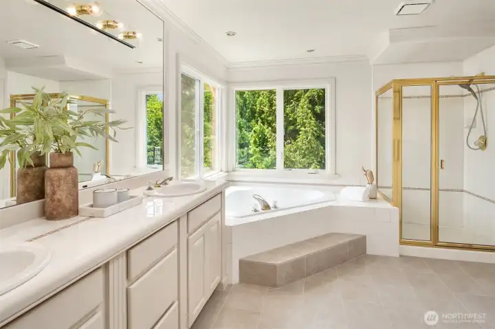 5 piece bath - primary suite