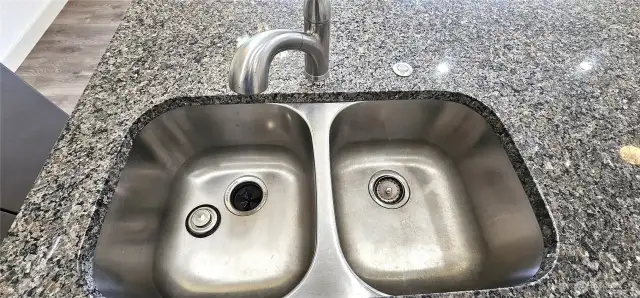 Nice sink with garbage disposal