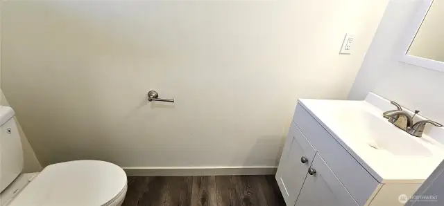 Downstairs half-bath