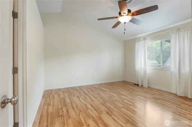 Primary Suite with Ceiling Fan!