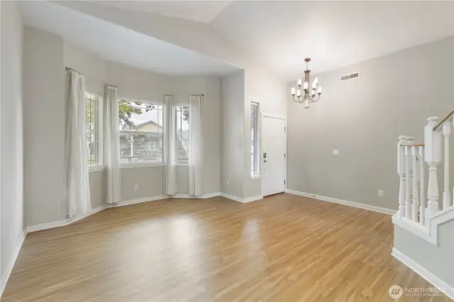 Another view of the Living Room & Entry!