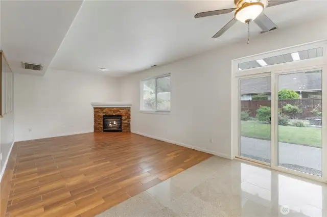 Gas Fireplace in the Family Room, Eating Nook with slider to back Patio!