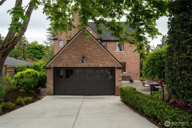 New driveway. 2 car garage