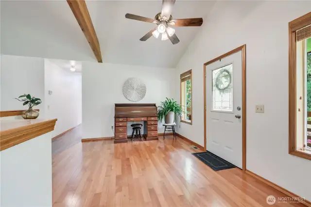 Generous foyer