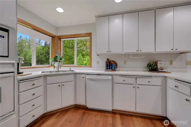 Look at all that counter space!