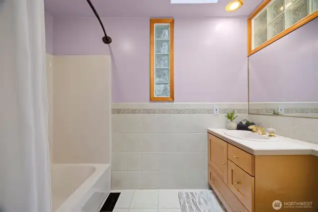 The full bath has also been updated and is across the hall from the third bedroom on the main floor.