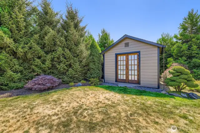 Great shed for extra storage!