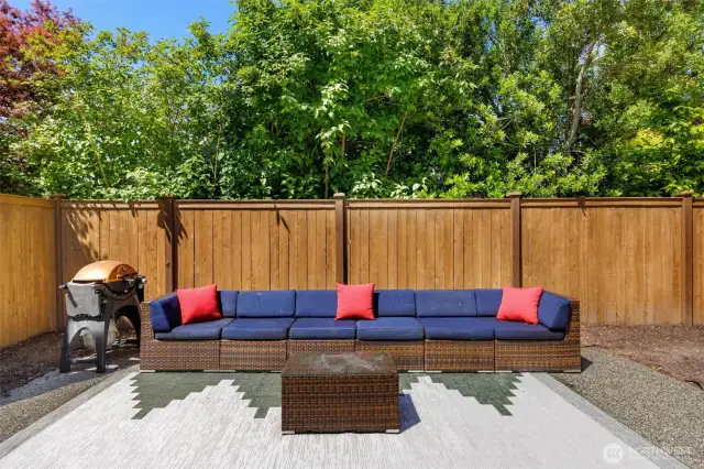 Private Fenced Patio