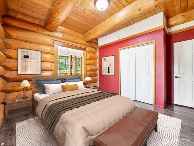 Downstairs Bedroom #1.