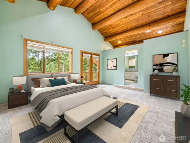Upstairs Primary Suite.
