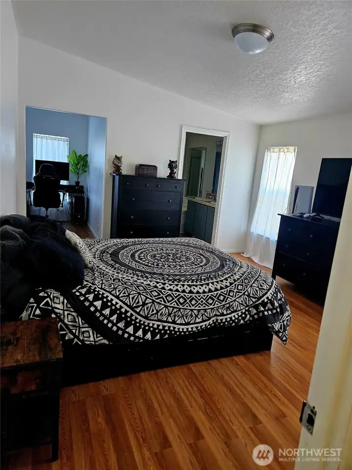Master with entry to bath and bonus room