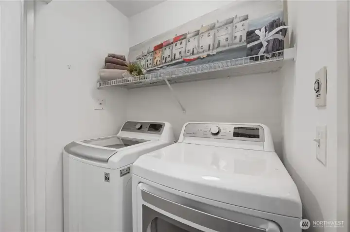 Convenient 2nd floor laundry