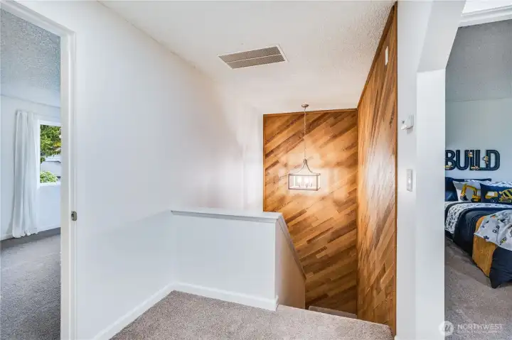 The home features all new interior paint, new flooring, and new fixtures.