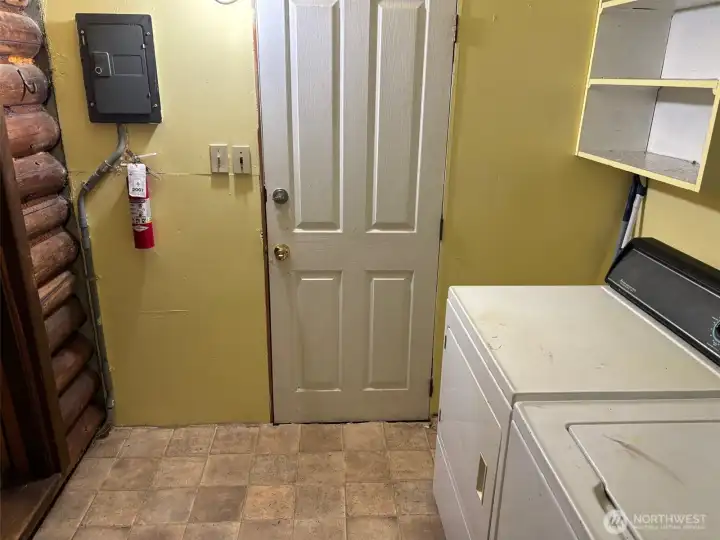 Laundry room.