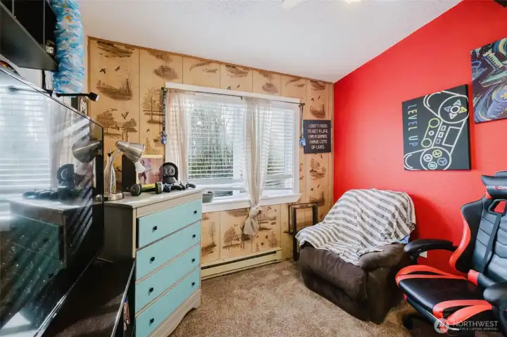 The third bedroom is currently used as a gaming room