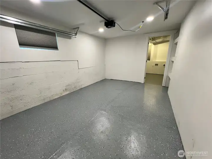 Garage with new door!