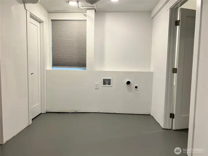 Laundry utility room.