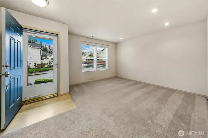 Entry and formal living room