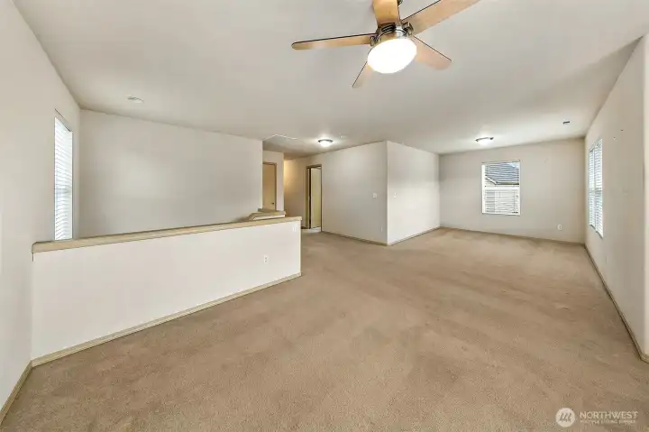 Another view of the loft area