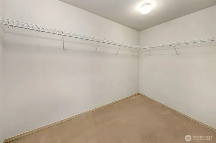 Primary Suite walk-in closet