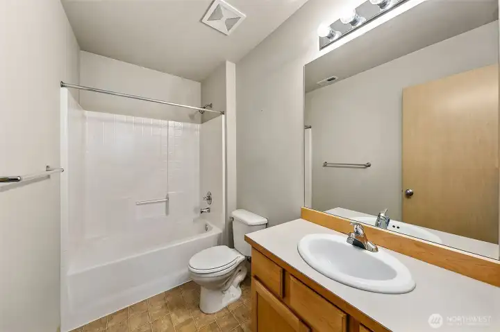 Full bathroom upstairs