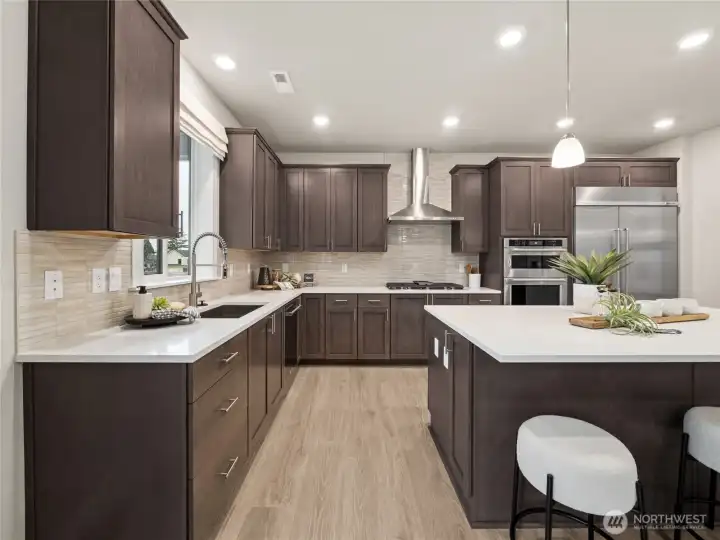 Check out all the cabinet space.  Photo is representational. Actual home is under construction and finishes and colors will vary. See site agent for details.