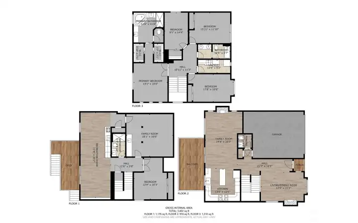 Square footage (not including stairwell space) is approxmate and not guaranteed.