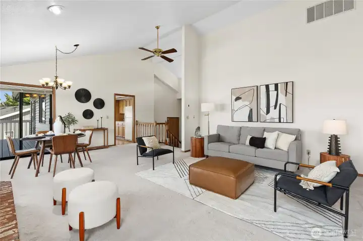 Family Room and Dining Area