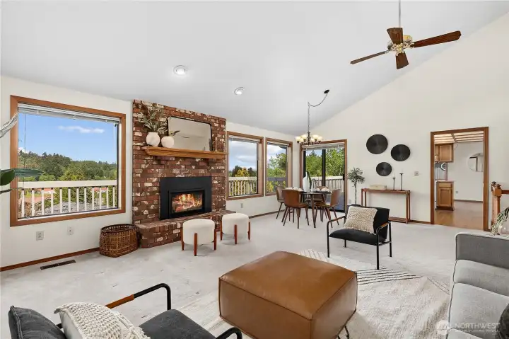 Family Room and Dining Area