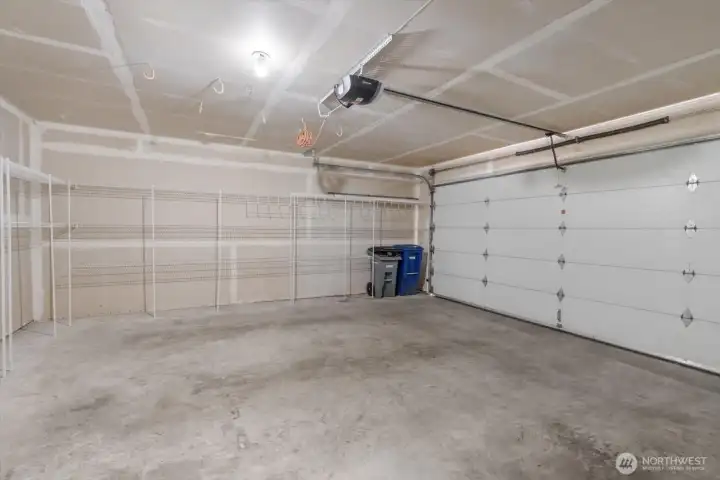 Two car garage
