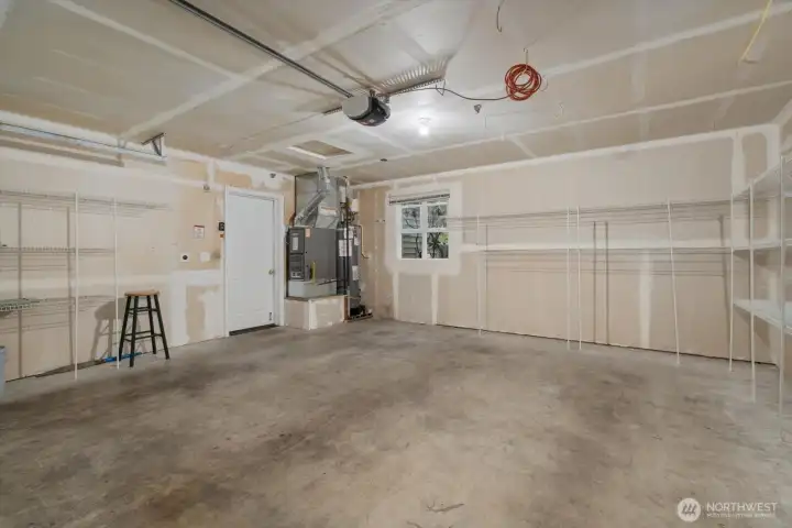 Two car garage