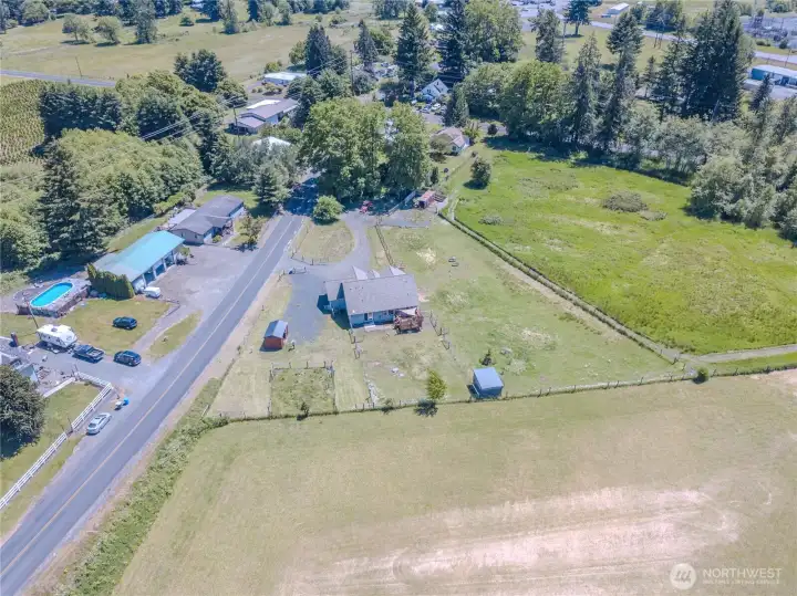 Owner invested about $60,000 in fencing surrounding this property.  Intelligently subdivided to maximize usage for play areas and pets.