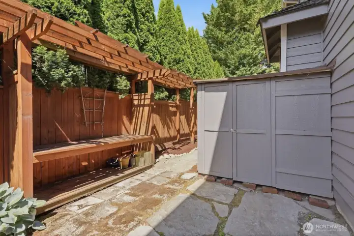 A versatile custom-built space offers the perfect spot for tinkering on projects, potting plants, gardening, or creating a dedicated area to enjoy your favorite hobbies. A versatile custom-built space offers the perfect spot for tinkering on projects, potting plants, gardening, or creating a dedicated area to enjoy your favorite hobbies.