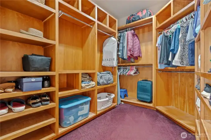 Primary Walk-in Closet Primary Walk-in Closet