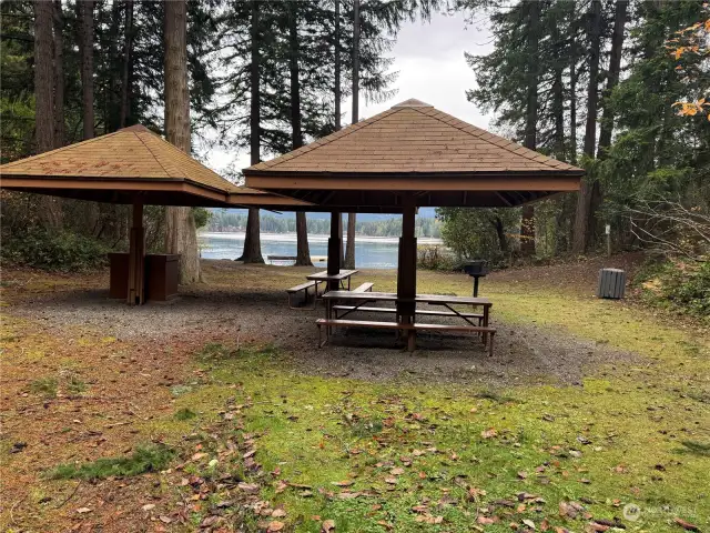 One of several picnic areas