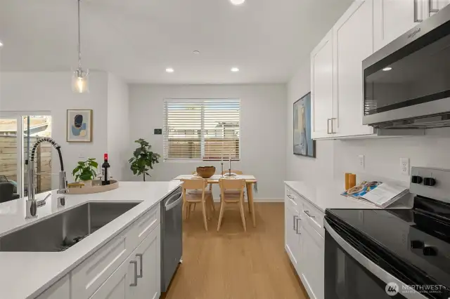 Seamless flow from kitchen to dining—because every meal deserves the perfect ambiance.