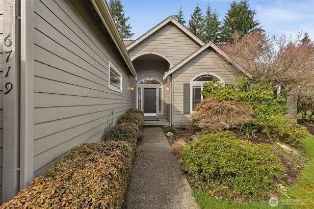 Front entrance to home.