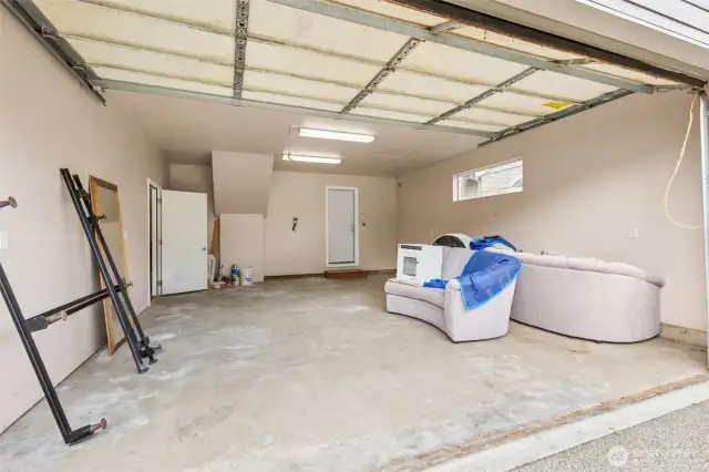 3 car garage. This pic is of 2 car area with separation from 1 car side.
