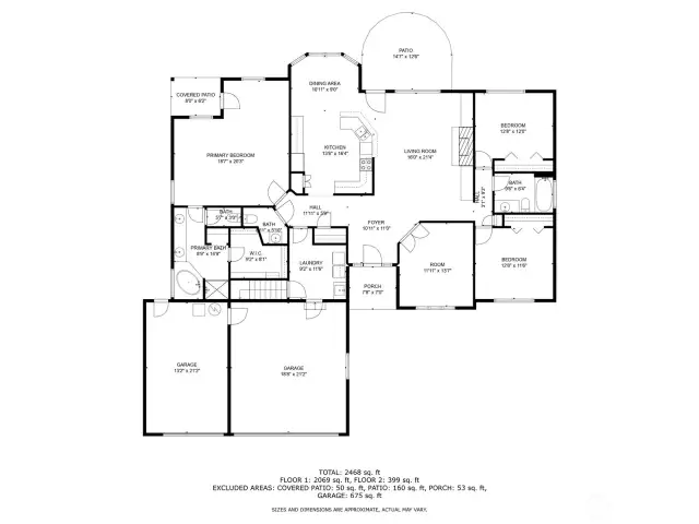 Main level floor plan