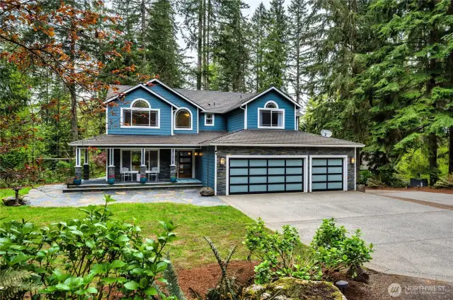 Union Hill Retreat on 5 acres. Enhanced by a major remodel in 2016.